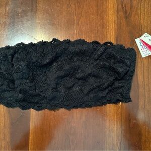 Cosabella Bandeau Bra “ Flirtie” Italian Lace Black Small